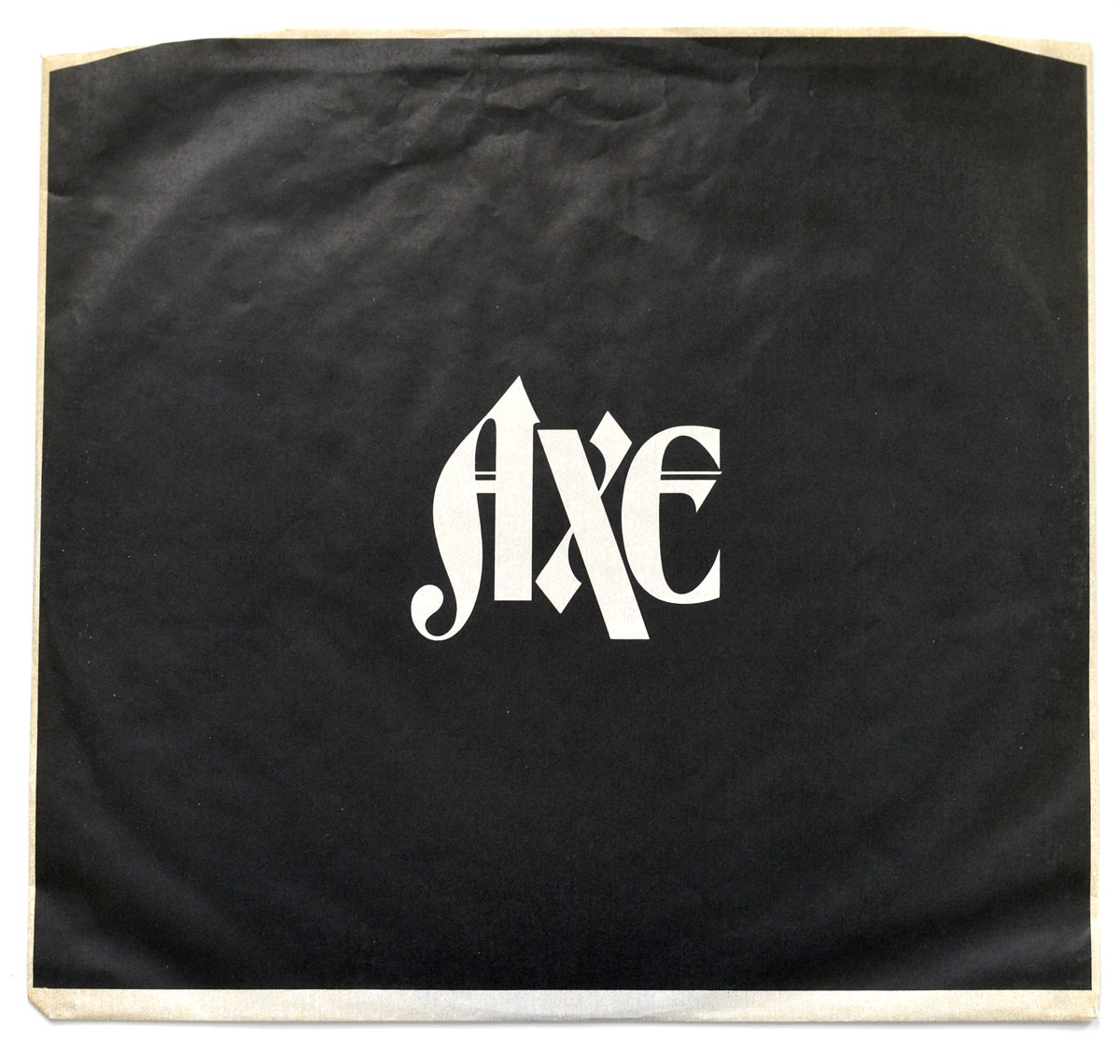 High Resolution Photo  of the  Original Custom Inner Sleeve (OIS) #1 of AXE - Nemesis https://vinyl-records.nl